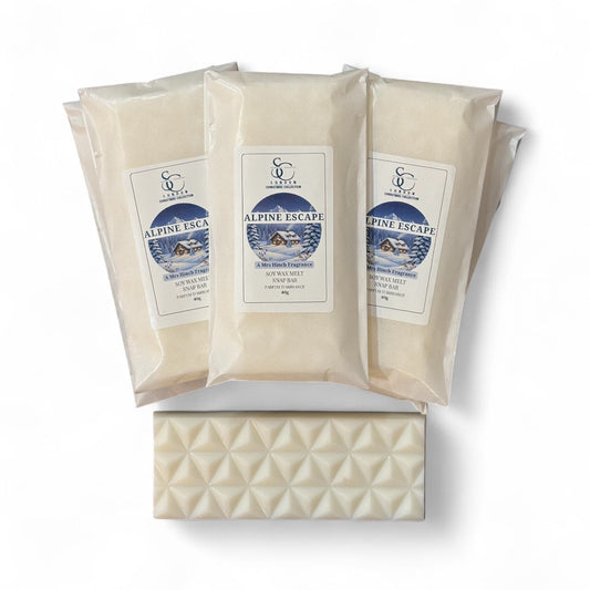 Mrs Hinch Alpine Escape Soy Wax Melt Snap Bar 40g by Soulful Candles – Winter Scent, Vegan, Handmade, UK