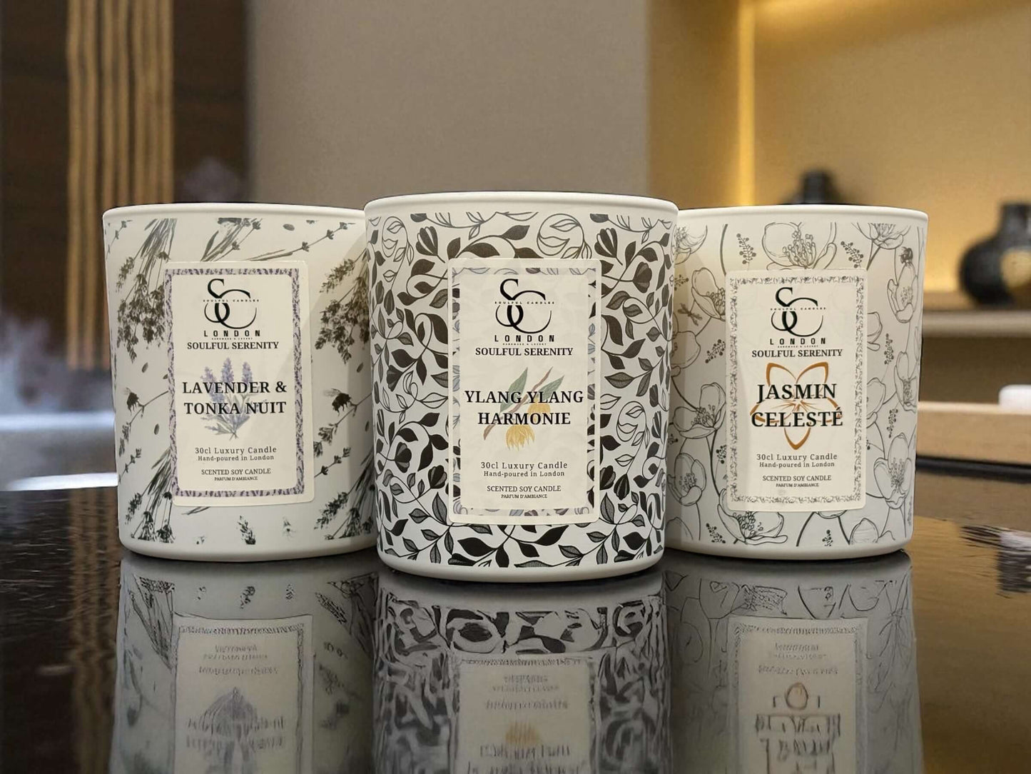 Lavender & Tonka Nuit – Soulful Serenity 30cl Soy Wax Therapy Candle