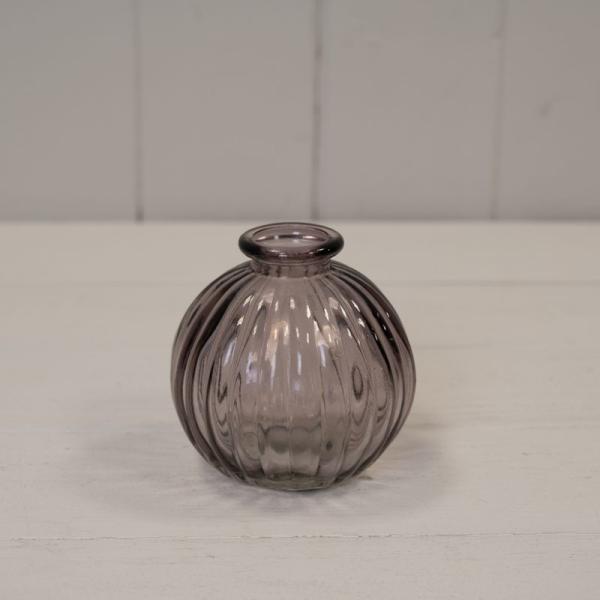 Amethyst Round Bottle H8.4cm D8.3cm Weight-197g