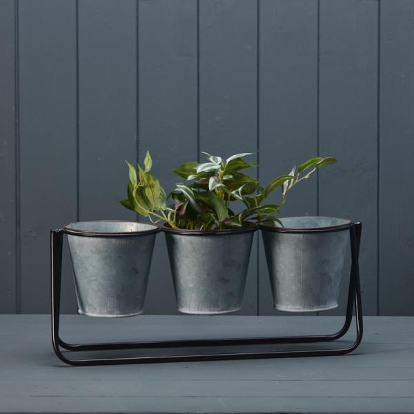 Windowsill Trio Pots H10.8 Weight-520g
