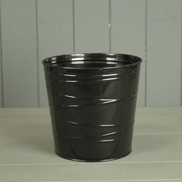 17.5cm Black Zinc Pot Weight-212g