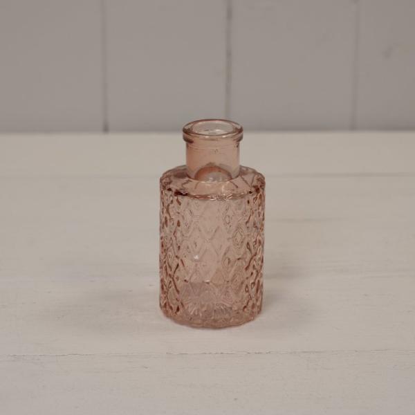 Rose Mini Geometric Glass Bottle (H9.2cm) TD5cm Weight-103g