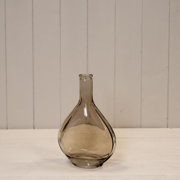 Smokey Brown Wide Bud Vase