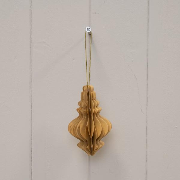 Set of 3 Caramel Chandelier Baubles