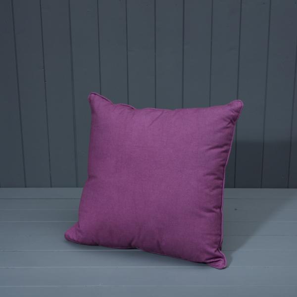 Handmade Washable Cotton Plain Cushion with Filling 45x45cm