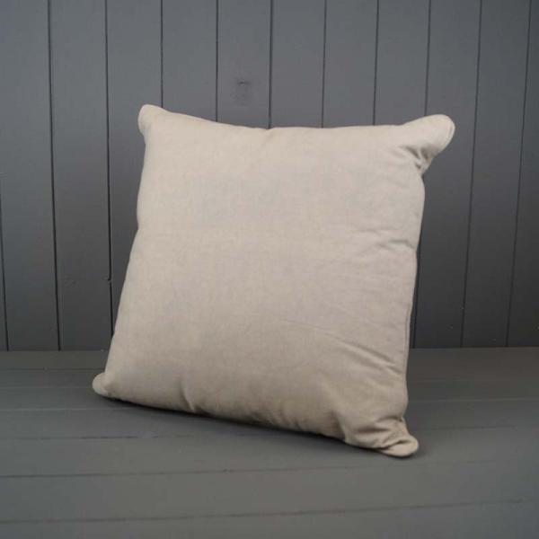 Handmade Washable Cotton Plain Cushion with Filling 45x45cm Weight-589g