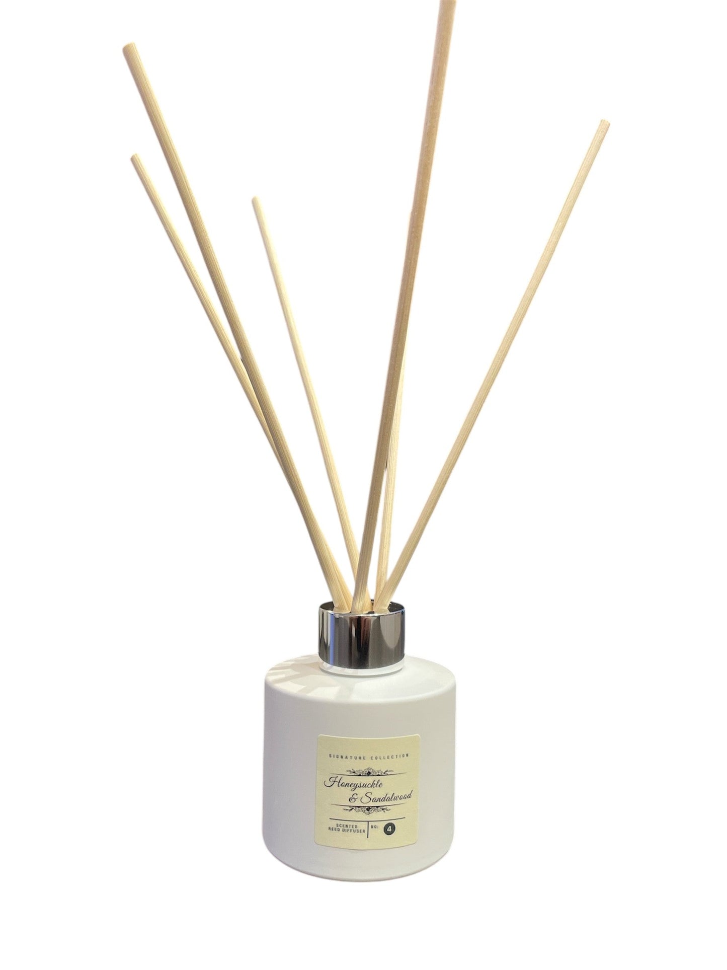 Honeysuckle & Sandalwood Reed Diffuser (100ml) – Warm, Long‑Lasting Floral Woods