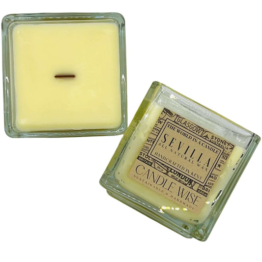Sevilla Mini Travel Size Scented Candle | Citrusy and Refreshing
