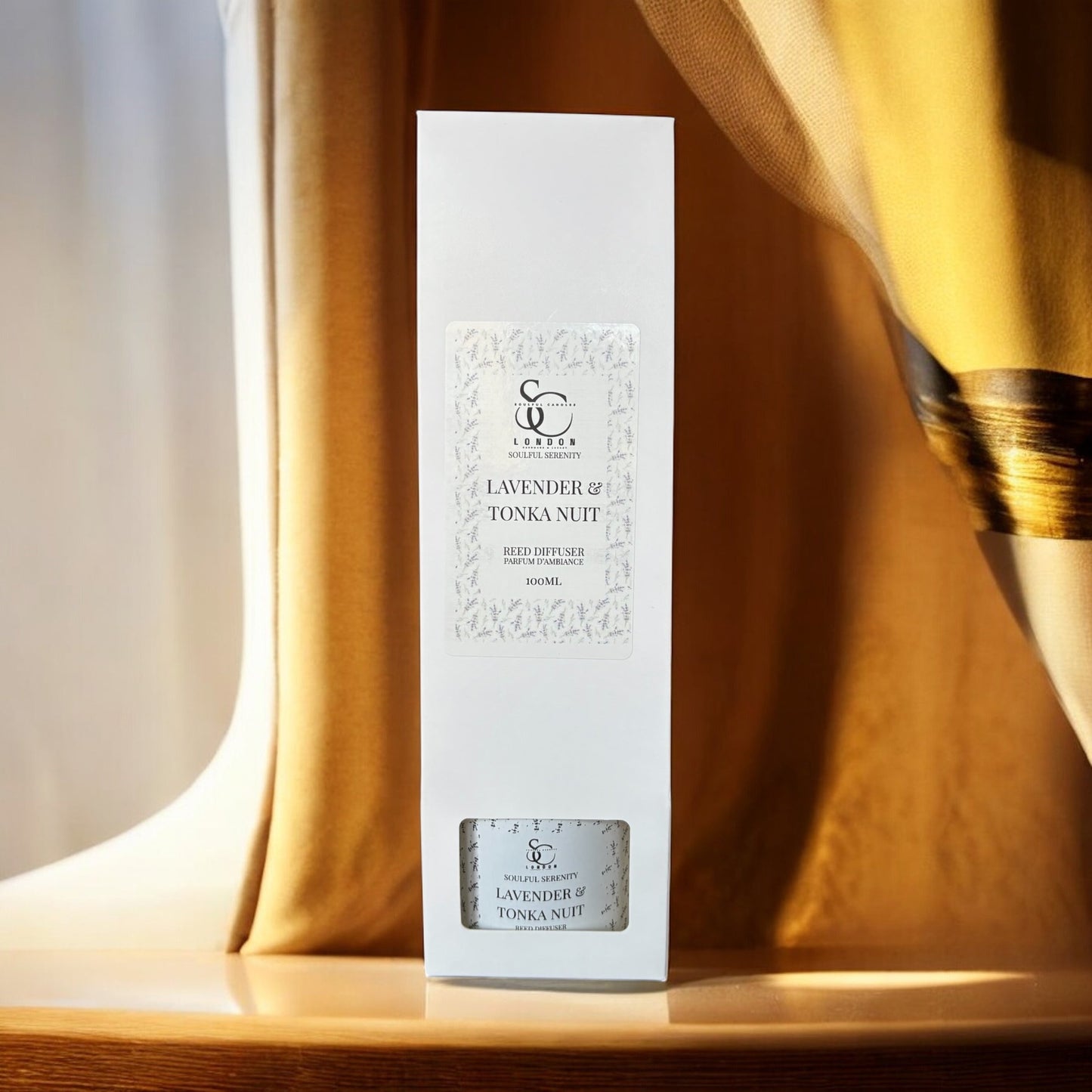 Soulful Serenity Range – Lavender & Tonka Nuit 100ml Reed Diffuser