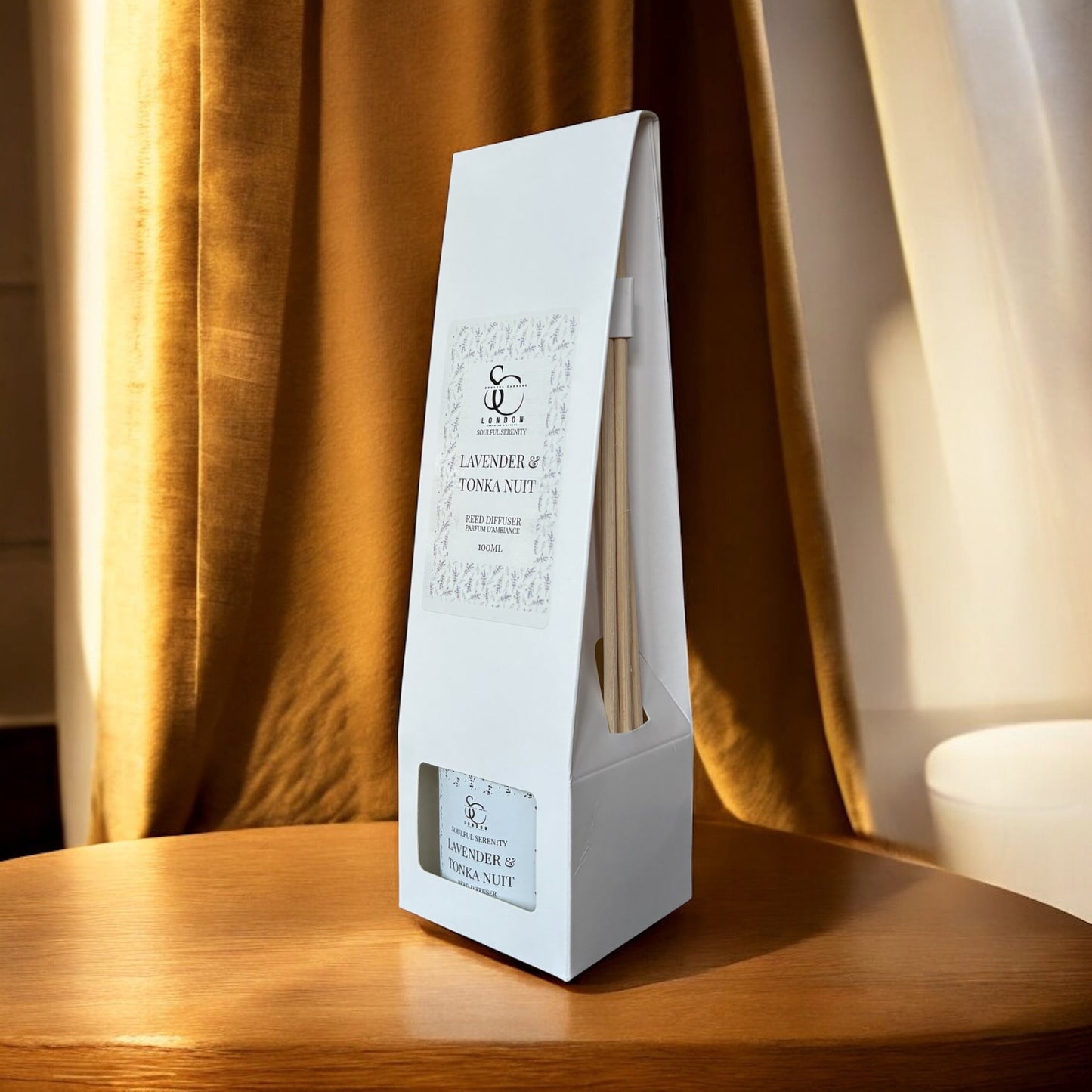 Soulful Serenity Range – Lavender & Tonka Nuit 100ml Reed Diffuser