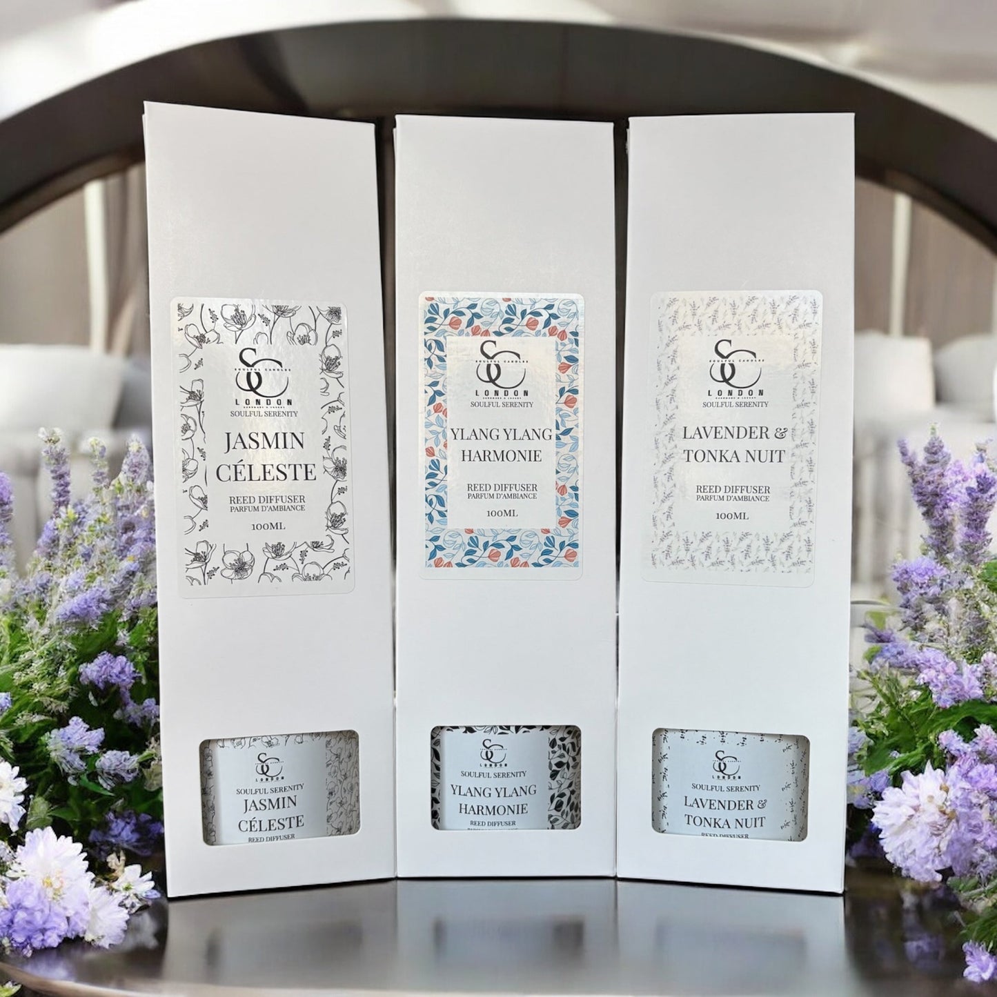 Soulful Serenity Range – Jasmin Céleste 100ml Reed Diffuser
