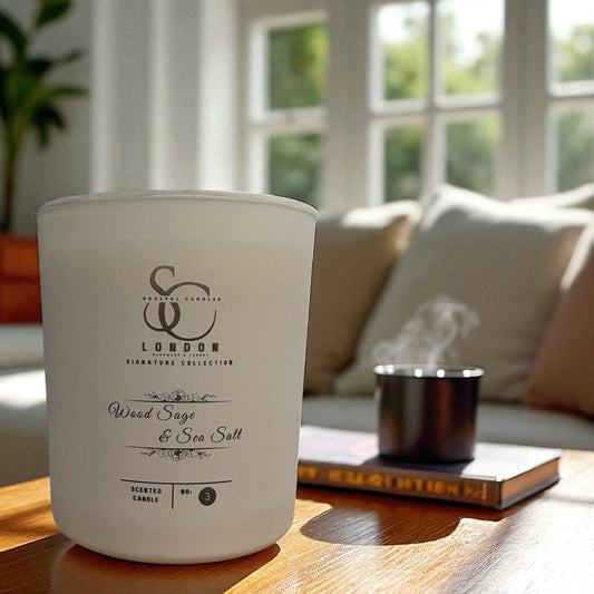 Wood Sage & Sea Salt: Inspired by coastal breezes, the freshness of sage with the crispness of sea salt.