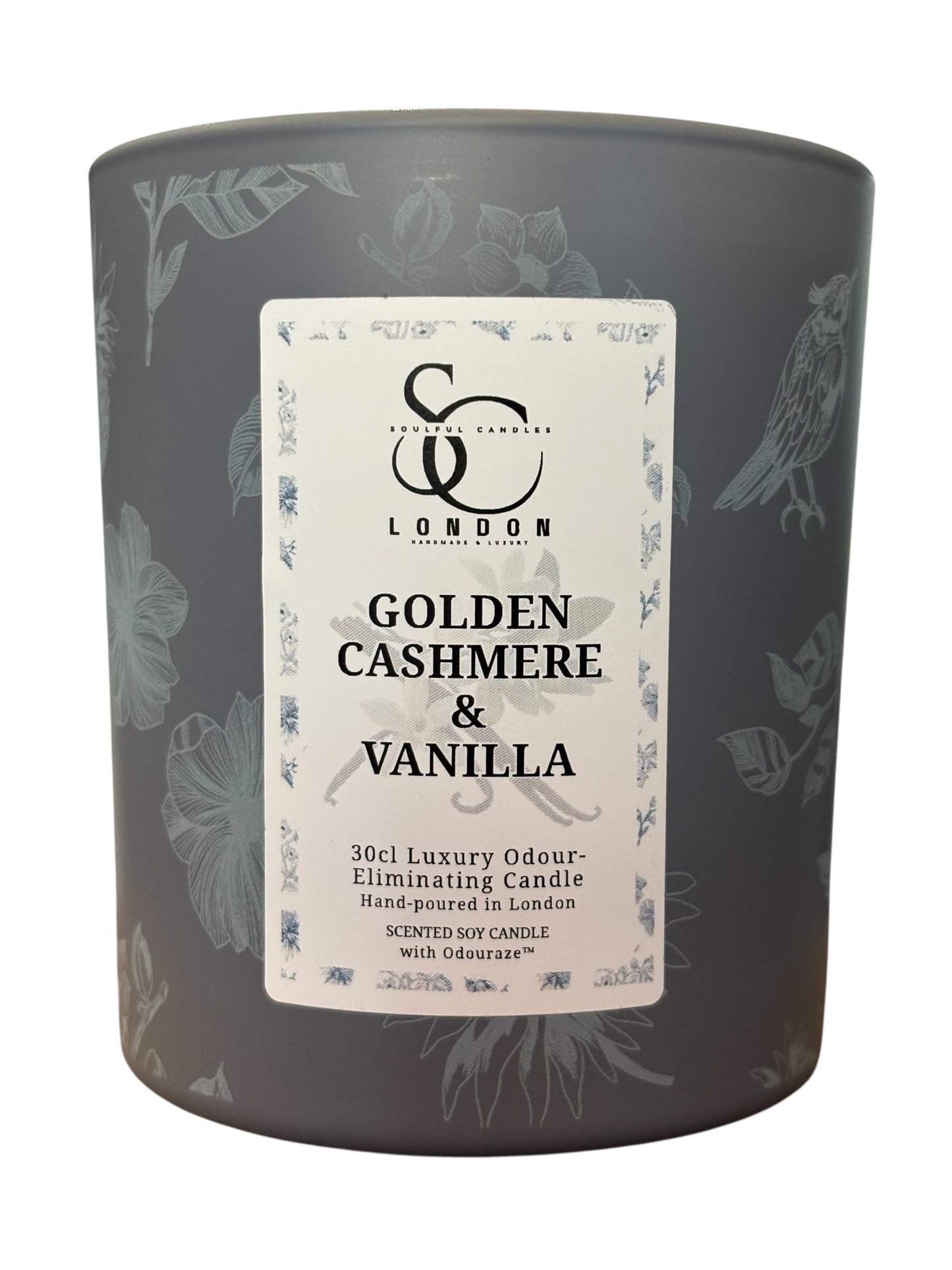 Golden Cashmere & Vanilla – 30cl Odour Neutralising Candle