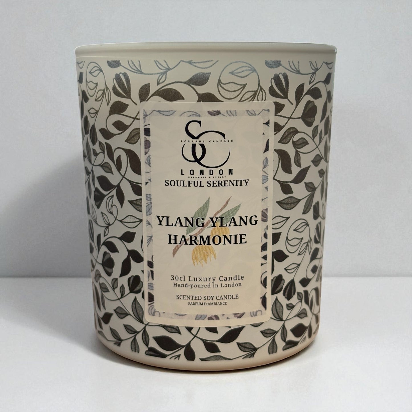 Ylang Ylang Harmonie – Soulful Serenity 30cl Soy Wax Therapy Candle