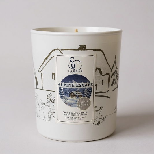 Mrs Hinch Alpine Escape Candle by Soulful Candles – 30cl Luxury Soy, Hand-poured, Engraved, Vegan, UK