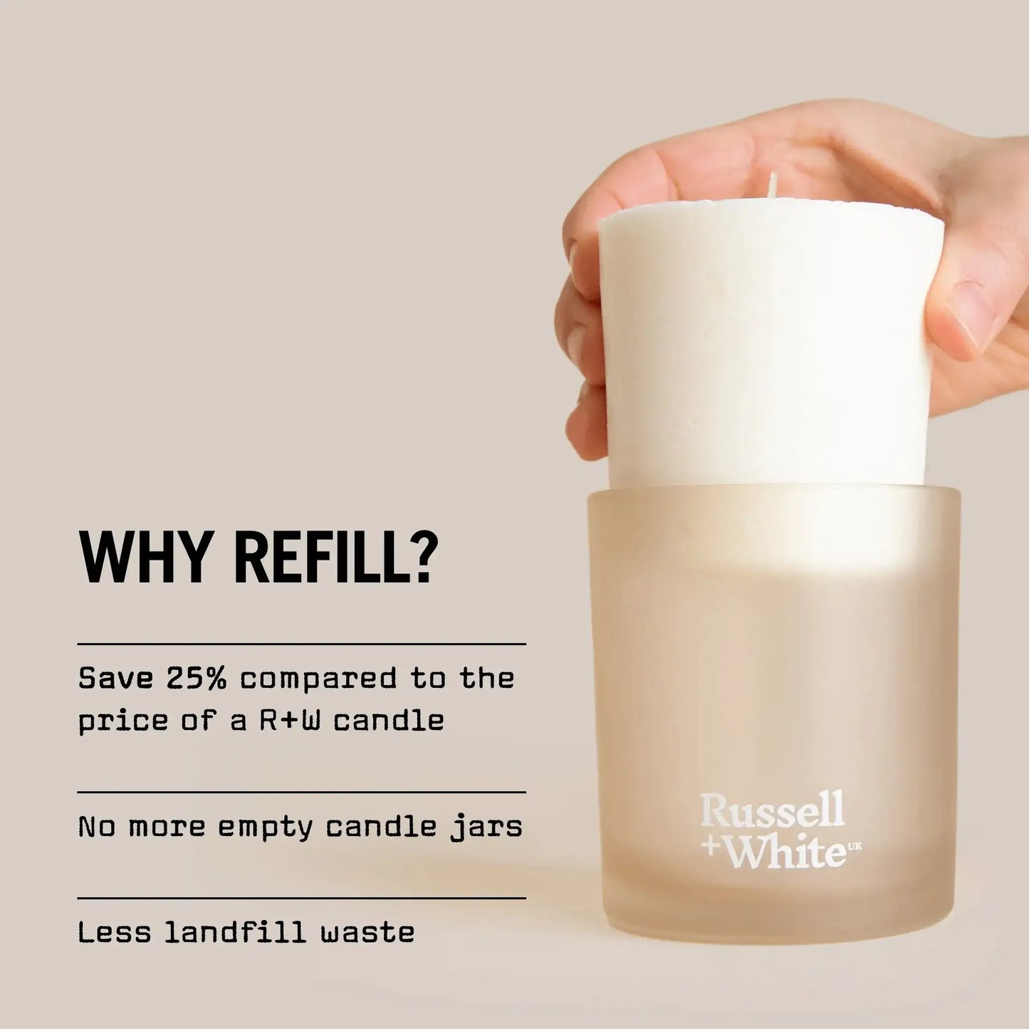 Red Lake Scented Candle Refill