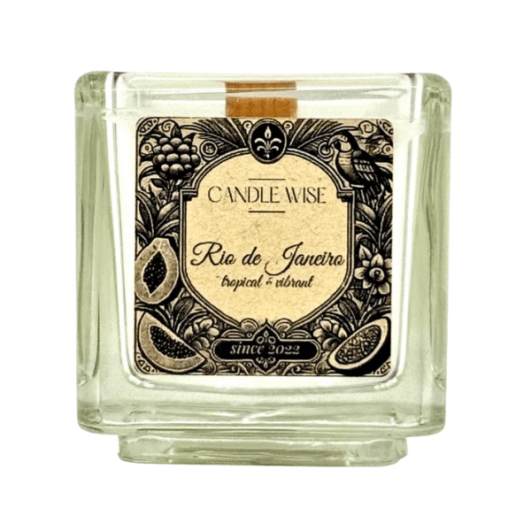 Rio de Janeiro Mini Travel Size Scented Candle | Tropical and Vibrant