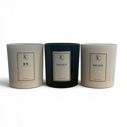 Luxury Therapy Candle Gift Set – The Ritual Collection | 3 x 30cl Soy Candles