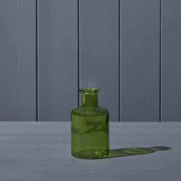 Emerald Green Glass Bottle D6.8 x H11.8cm