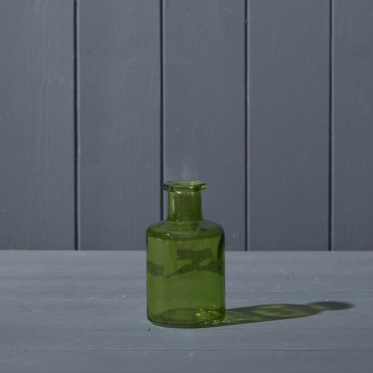 Emerald Green Glass Bottle D6.8 x H11.8cm