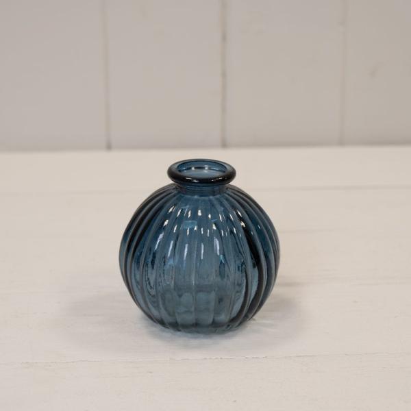 Blue Round Bottle H8.4cm D8.3cm  Weight-197g