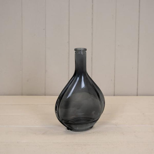 Cool Grey Wide Bud Vase