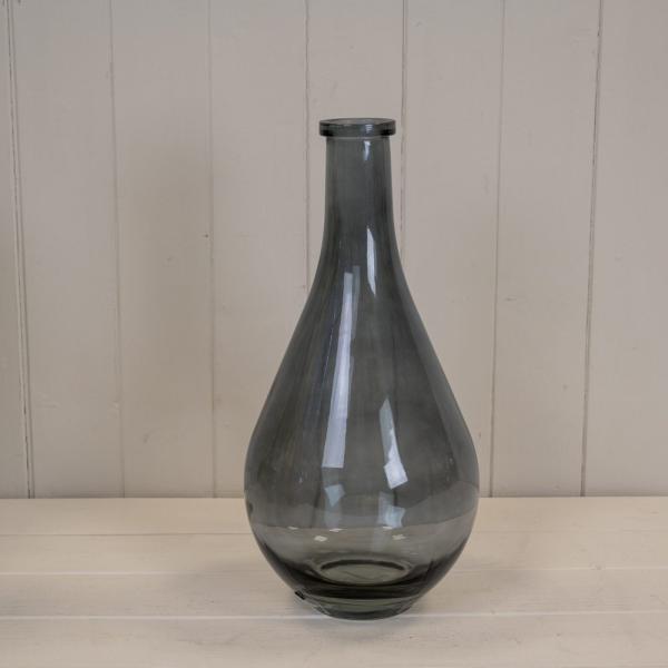 Cool Grey Tall Bud Vase
