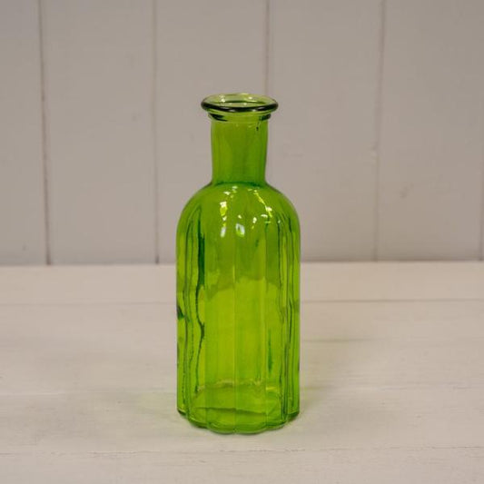 Emerald Green Glass Bottle H19cm TD4.5cm B7.5cm W 0.35kg