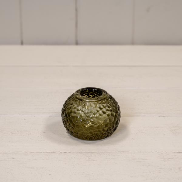 Olive Green Round Tealight Holder