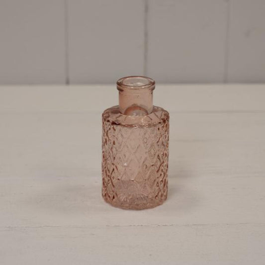 Rose Mini Geometric Glass Bottle (H9.2cm) TD5cm  Weight-103g