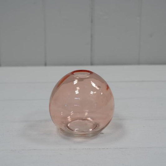 Rose Globe Glass Vase D8.8 x H8cm