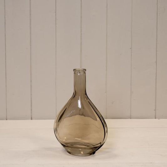 Smokey Brown Wide Bud Vase