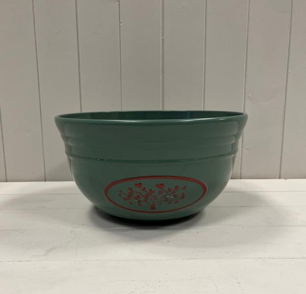 Green Round Love Heart Tree Bowl Recycled Plastic Planter D30cm 6.6LTR Weight 335g