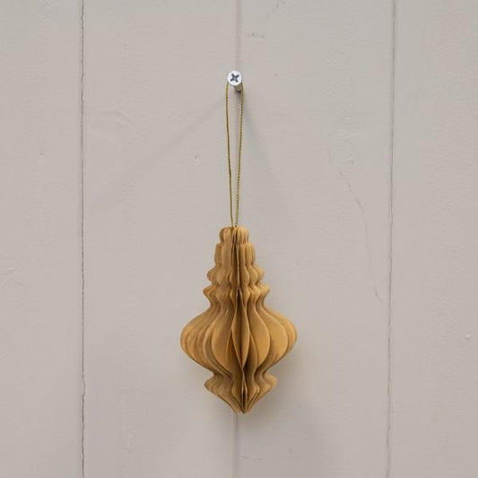 Set of 3 Caramel Chandelier Baubles