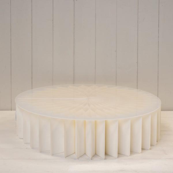 White Paper Plinth H12cm