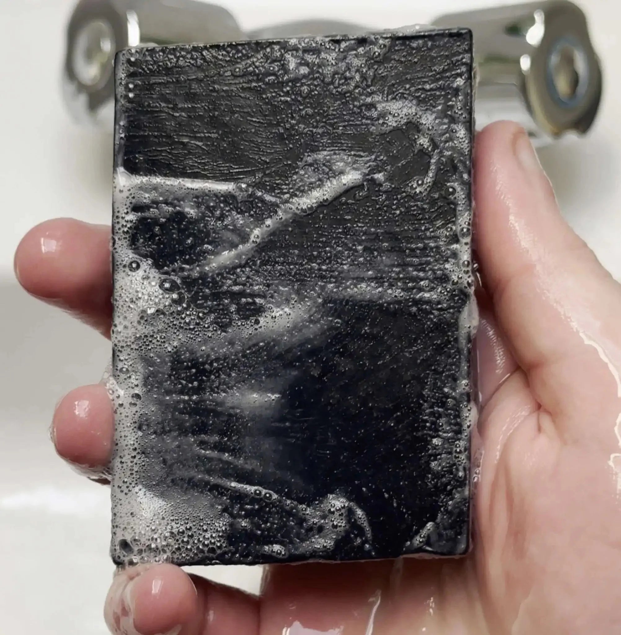 Tea Tree Lavender Dead Sea Mud & Pumice Natural Soap Bar (With Grit)